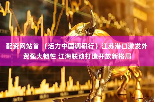 配资网站首 （活力中国调研行）江苏港口激发外贸强大韧性 江海联动打造开放新格局